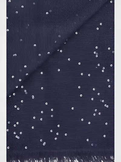 Brunello Cucinelli Luxurious Sequin Cashmere Scarf