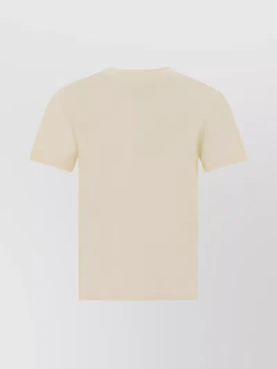 Jacquemus Gros Grain Crew Neck Cotton Blend Top