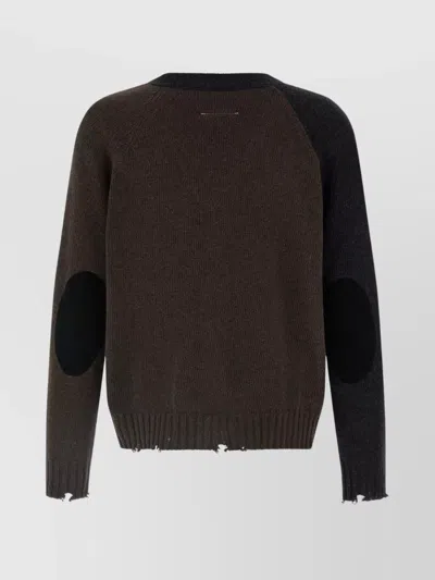 Mm6 Maison Margiela Colorblock Cardigan Color Block In Multi