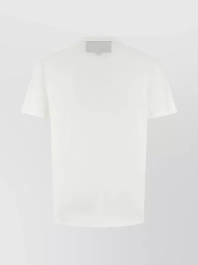 Valentino Cotton T-shirt With Vg Patch In White