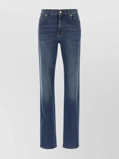 Fabiana Filippi Straight Leg Jeans With Front And Back Pockets