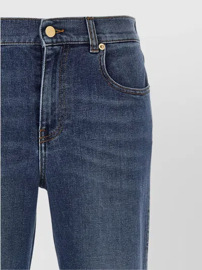 Fabiana Filippi Straight Leg Jeans With Front And Back Pockets