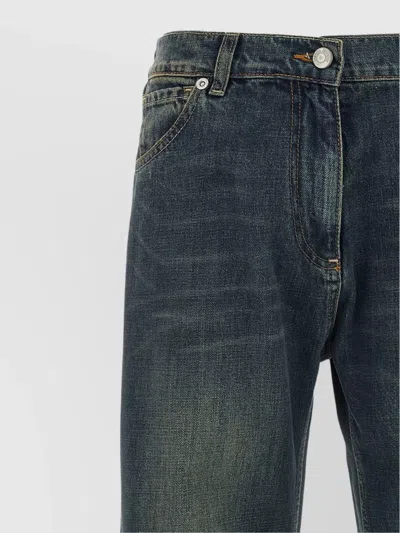 Magda Butrym Stonewashed Five-pocket Straight-leg Jeans