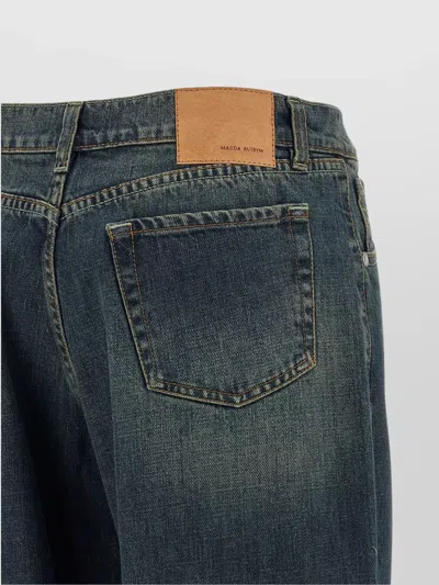 Magda Butrym Stonewashed Five-pocket Straight-leg Jeans