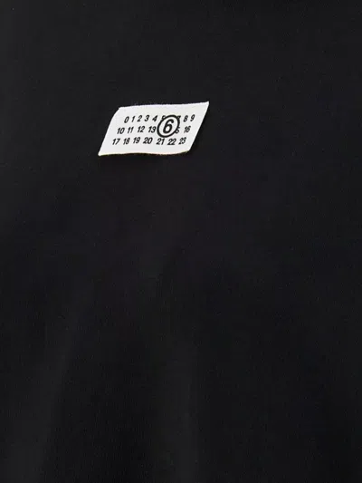 Mm6 Maison Margiela Numeric Signature Mm6 Sweatshirt Black