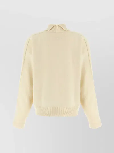 Jil Sander High Neck Sweater Sweaters And Cardigans White