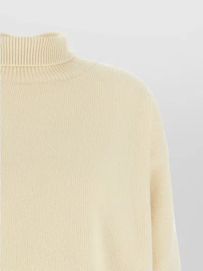Jil Sander High Neck Sweater Sweaters And Cardigans White