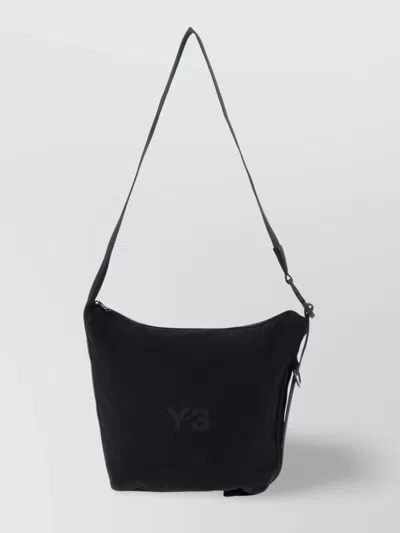 Y-3 Small Crossbody Bag With Adjustable Strap And Front Zipper Pocket