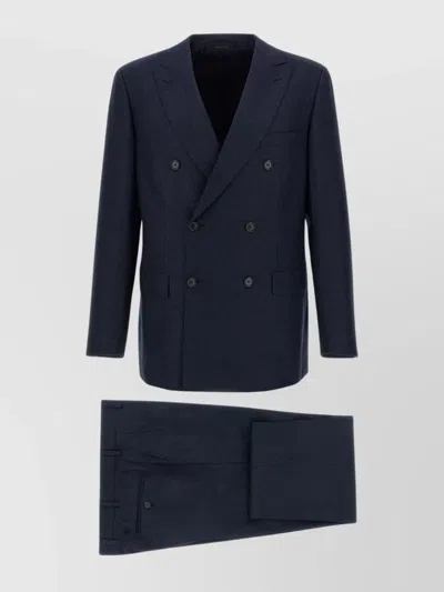 Brioni Lipari Dress In Blue