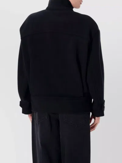 Isabel Marant Long Sleeve Coat In Black