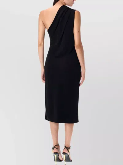 Tom Ford Mini Dress One Shoulder Crystal Brooch