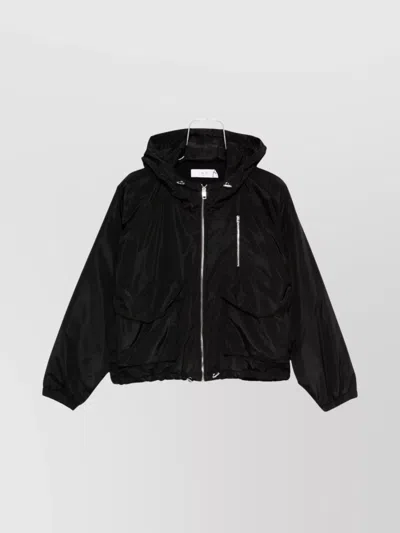 Iro Hooded Pocketed Bomber Jacket