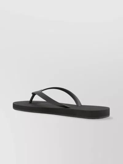 Balenciaga Flat Sole Slide Sandals With Open Toe