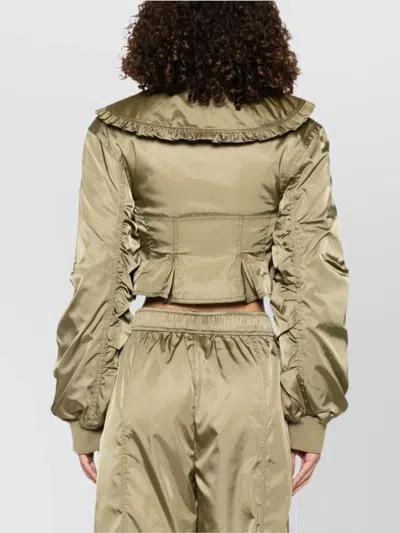 Ganni Nylon Short Bomber Jacket