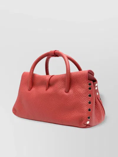 Zanellato Small Leather Handbag With Detachable Strap