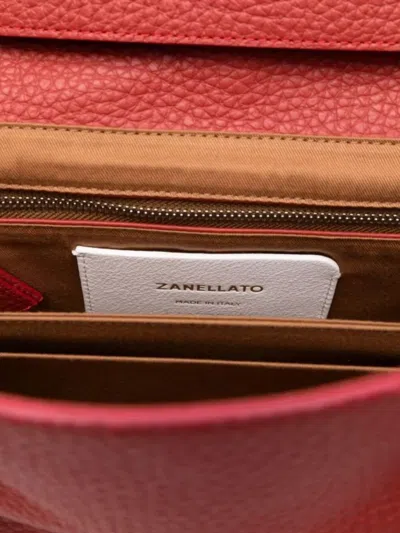 Zanellato Small Leather Handbag With Detachable Strap