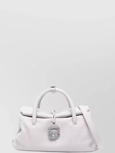 Zanellato Pebbled Texture Small Leather Handbag