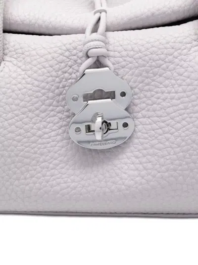 Zanellato Pebbled Texture Small Leather Handbag
