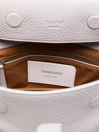 Zanellato Pebbled Texture Small Leather Handbag