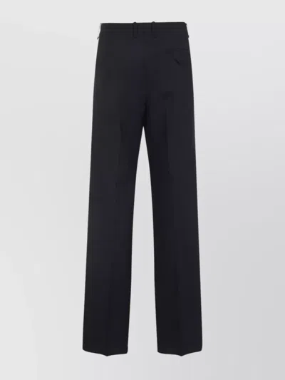 Bottega Veneta Straight Wool Casual Pants