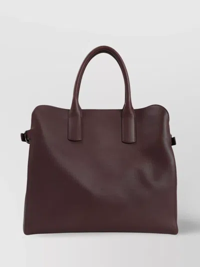 Giorgio Armani Calf Leather Expandable Shoulder Bag