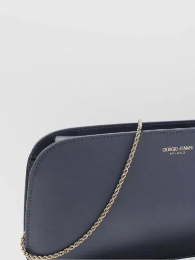 Giorgio Armani Chain Strap Rectangular Satin Handbag