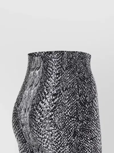 Wolford Python Print High Waist Leggings In Gray