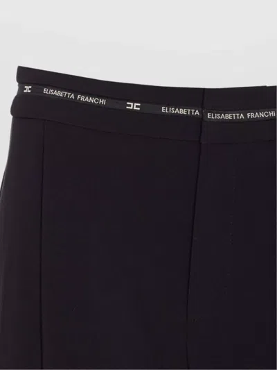 Elisabetta Franchi Tailored Wide Leg Cropped Trousers
