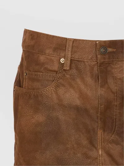 Isabel Marant Étoile Isabel Marant Etoile Women Kimmy Mini Skirt In Brown
