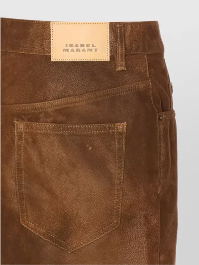 Isabel Marant Étoile Isabel Marant Etoile Women Kimmy Mini Skirt In Brown