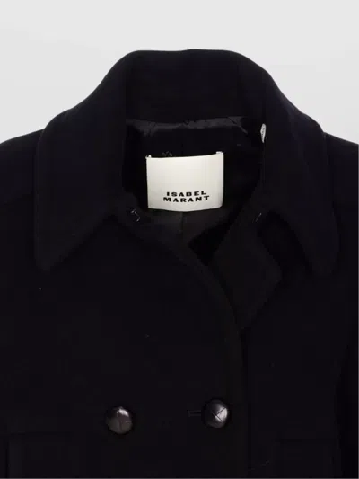 Isabel Marant Étoile Double-breasted Coat With Notched Lapels And Front Pockets