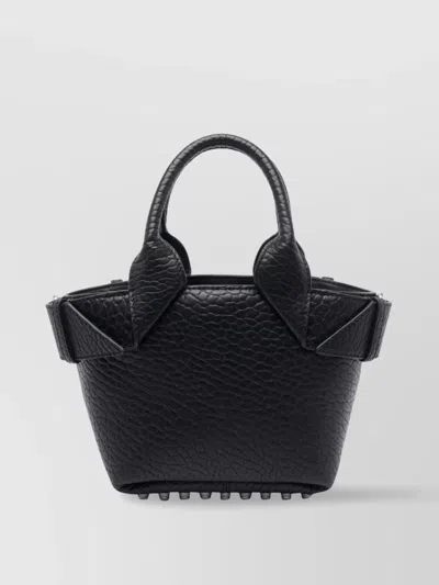 Alexander Wang Structured Leather Tote Bag With Buckle Detail