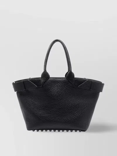Alexander Wang Leather Tote Structured Studded Bottom