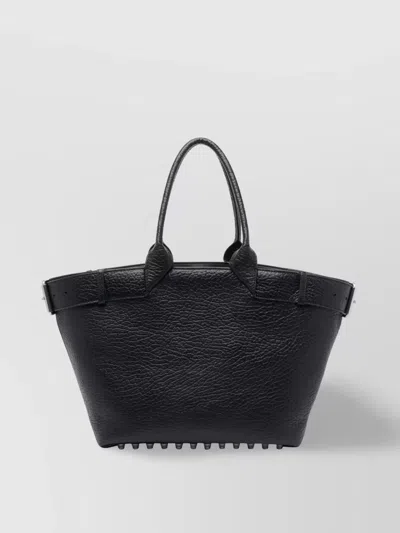 Alexander Wang Leather Tote Structured Studded Bottom