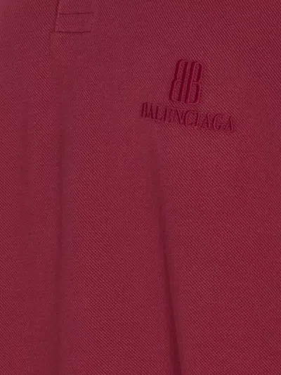 Balenciaga Crewneck Shirt With Nano Bb Style In Brown