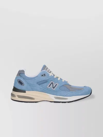 New Balance Low Top Sneakers With Mesh Panels And Suede Overlays