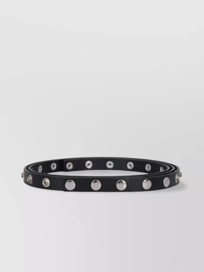 Attico Adjustable Length Metal Accents Studded Design Belts