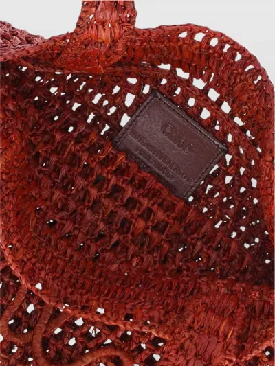 Chloé Tote Bag With Dual Handles And Woven Design