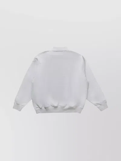 Ralph Lauren Sweatshirt Knitwear Polo Collar In White