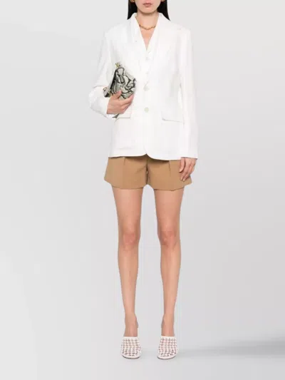 Ralph Lauren Linen Blazer Lapels Notched