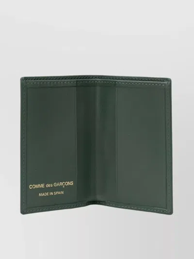 Comme Des Garçons Bi-fold Wallet With Compact Design