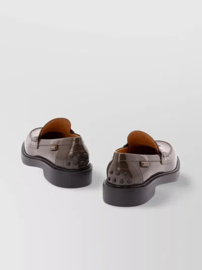 Tod's Shaded Leather Penny Loafers
