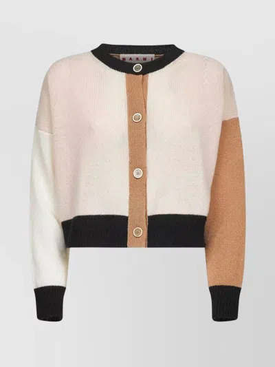 Marni Multicolor Cashmere Oversize Cardigan