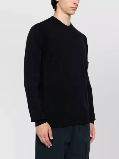 Stone Island Organic Cotton Crewneck Sweatshirt