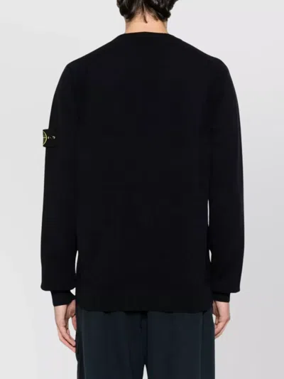 Stone Island Organic Cotton Crewneck Sweatshirt