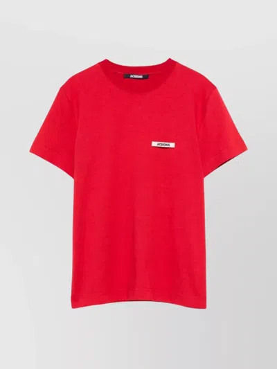 Jacquemus Round Neck Short Sleeve T-shirt