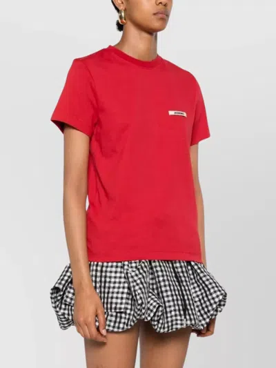 Jacquemus Round Neck Short Sleeve T-shirt