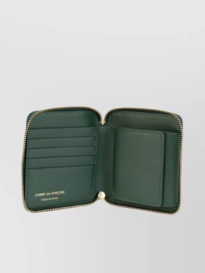 Comme Des Garçons Zip-around Wallet With Coin Pocket And Card Slots