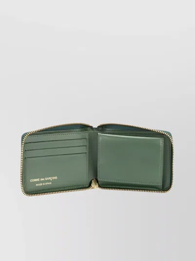 Comme Des Garçons Zip Wallet Featuring Compact Design