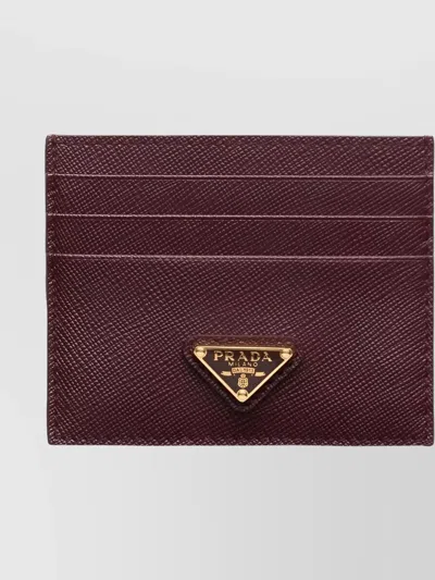 Prada Textured Leather Card Holder